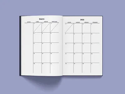 Agenda 2021 | Macrocosmos | Mes agenda design diseño editorial editorial graphic design interior libro mes planner