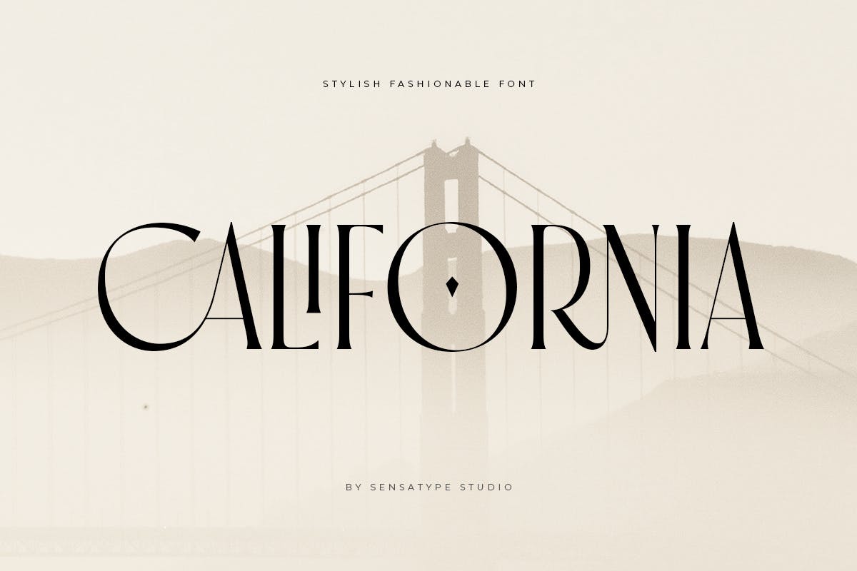 California Fashion Font app branding classy design fashion font graphic design illustration logo stylish typeface typography ui ux vector