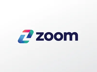 Z Logo for Video Teleconfrence Apps app branding geometric logo ui ux
