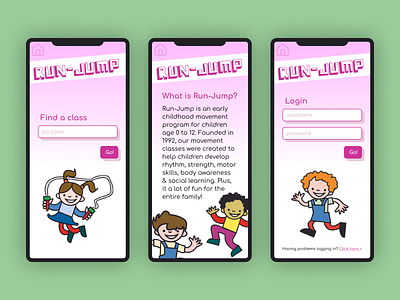 Native App Design: Run-Jump app design native app ui