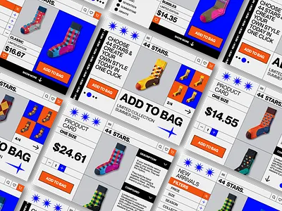 Crazy store branding brutalism brutalism style design online store sock socks socks online store socks store store ui uiux ux