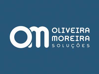 Logo & Brand Concept for Oliveira Moreira—Soluções brand brand concept brand design branding custom custom lettering custom typography design graphic design lettering logo logo design logo mark logotype mark monogram solutions type typography vector