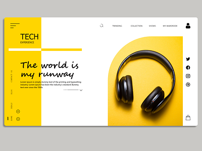 Modern Landing Page UI design 2021 best branding creative dailyui design graphic design illustration landing page latest logo modern new pro tech technology ui vector website xd