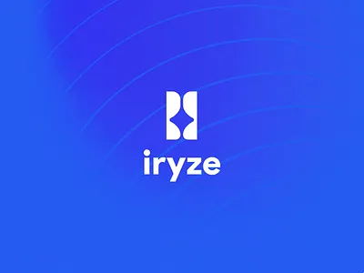 Iryze logo branding design fly iletter logo logo design logo design branding rise ryze sky star startup ui