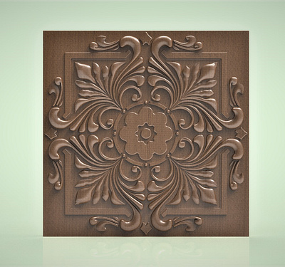 Carved wooden tile 3d 3d model 3d modeling 3d printing 3dmodeling carved carving solidworks wood wood art wood carving wooden