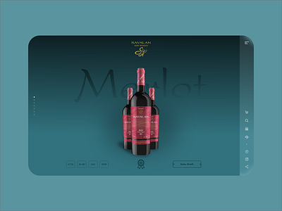 Wine Landing Page Concept for Savalan adobexd concept daily ui design homepage landing landing page ui ui design uiux user experience user interface ux web web design web page wine