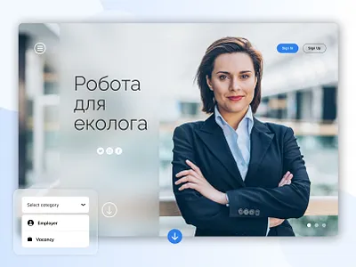 Recruiting Website branding landing page ui ux web web design