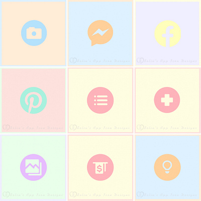 Aesthetic day light pastel colors mixed-collection. app app icon app icons art branding design designs graphic design icon illustration logo motion graphics typography ui ux vector