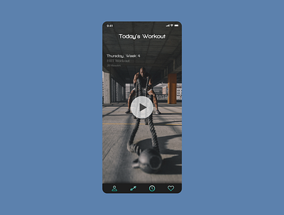 Workout Of The Day - Daily UI 62 062 app app design branding daily ui daily ui 62 daily ui challenge design graphic design ui ui design workout workout of the day