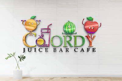 Coordy juice bar cafe brand design branding design graphic design illustration logo logodesign ui ux vector