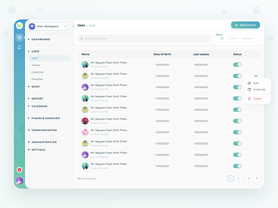 UI UX Management Website Design 2021 3d admin admin panel admin portal branding card design design graphic design interface management portal ui user experience user interface ux web design web management webdesign