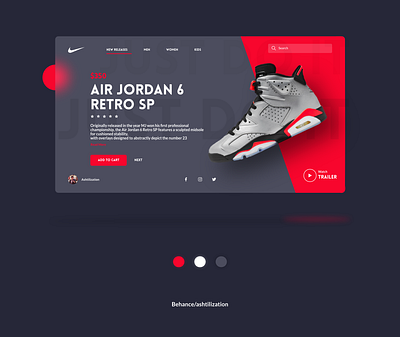 Air Jordan 6 Retro SP air jordan clean design graphic design minimal nike shoes ui web design