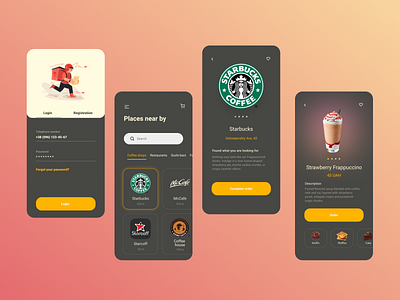 Food Delivery App design food app food delivery foody mobile app webdesign