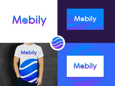 Mobily logo branding design graphic design illustration logo mobile mobily modern vector