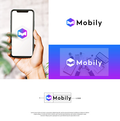 Mobily logo v2 branding corporate design illustration logo logo redesign mobily modern typography vector