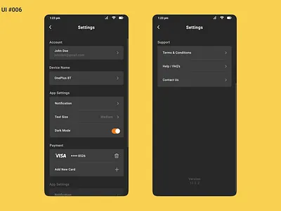 Settings Screen Design admin app design dailyui dailyuidesign design figma inspiration mobile design screen design setting setting ui settings ui uidesign uiux user user friendly