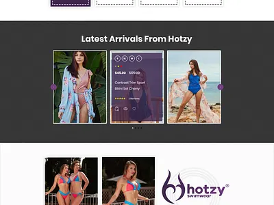 Restyle Swimwear website clean fashion minimalist modern product simple swimwear web page
