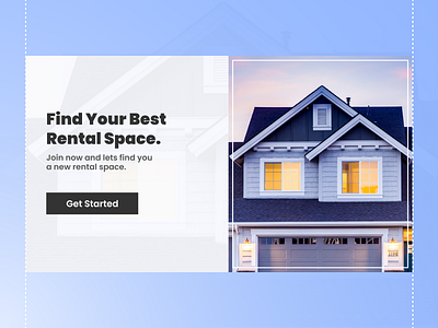 Rental App Web UI Design. app design dribbble home house instagram property rental app typography ui ui design uiux uiux design user interface user interface design ux ux design uxui website website design