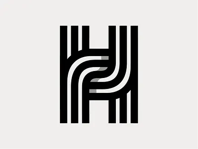 H Monogram design h h letter h logo h logotype h mongram letter logo letters logotype lines logo logo logotype