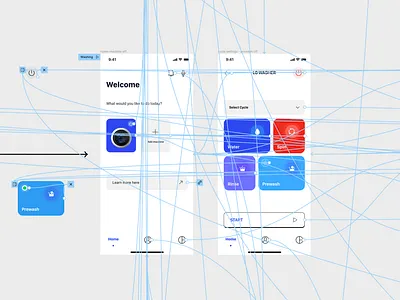 A washing app interaction design inter interaction design product design ui user interface design ux ux design ux designer visual design