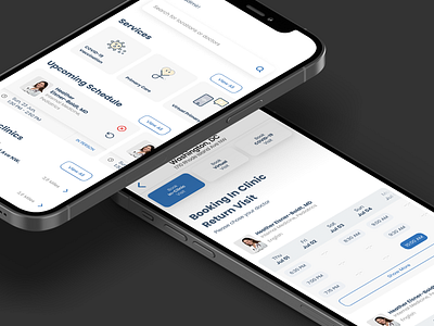 AllCare App. Medical Booking Application app application clean design medical ui ux