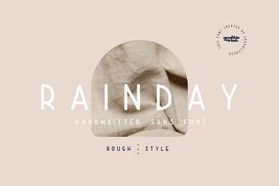 Rainday - Handwritten Sans Font font sans serif