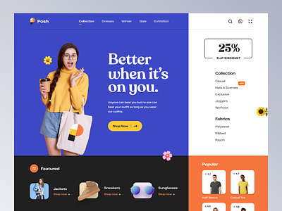 Fashion Brand Website apparel branding clothing clothing brand clothing company clothing line ecommerce fashion graphic design homepage landing page mockup online shop outfits sneakers streetwear style web design website website design