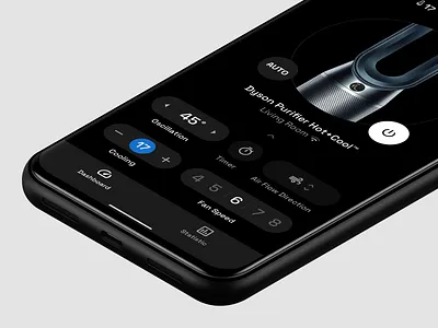 Dyson Link Concept airpurifier app application concept control controller controls dashboard design dyson dysonlink link panel platform purifier sketch ui