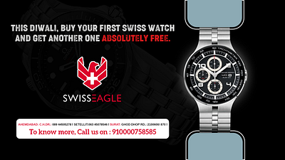 Branded Watch Offer branding design graphic design logo swisseagle watch