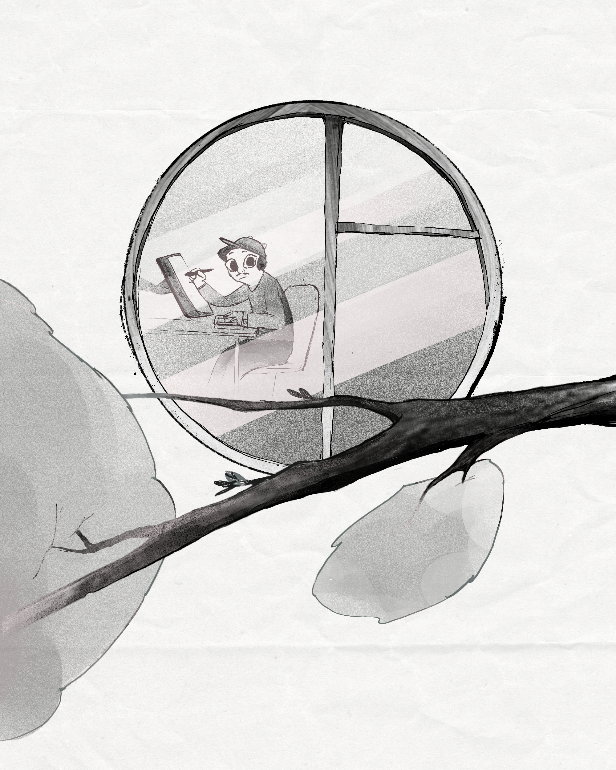 "Mistake" | Short Graphic Story art black and white character character design comic digital art digital illustration graphic graphic design illustration manga photobash photoshop procreate story storytelling