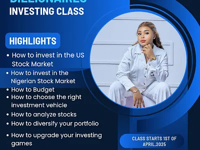 SOCIAL MEDIA ADVERT DESIGN FOR AN INVESTMENT CLASS branding design graphic design motion graphics