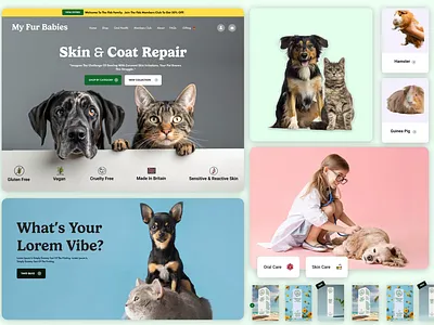 Pets Skin & Oral Care Website UI/UX Design & Shopify Development animal health care ecommerce store figma ui design oral care pet care website shopify shopify development shopify store ui ui design ui ux design ux website design website development