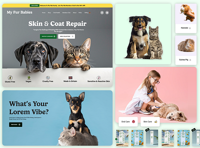 Pets Skin & Oral Care Website UI/UX Design & Shopify Development animal health care ecommerce store figma ui design oral care pet care website shopify shopify development shopify store ui ui design ui ux design ux website design website development