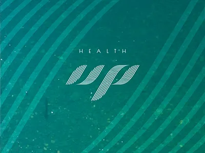 HEALTH UP graphic design logo