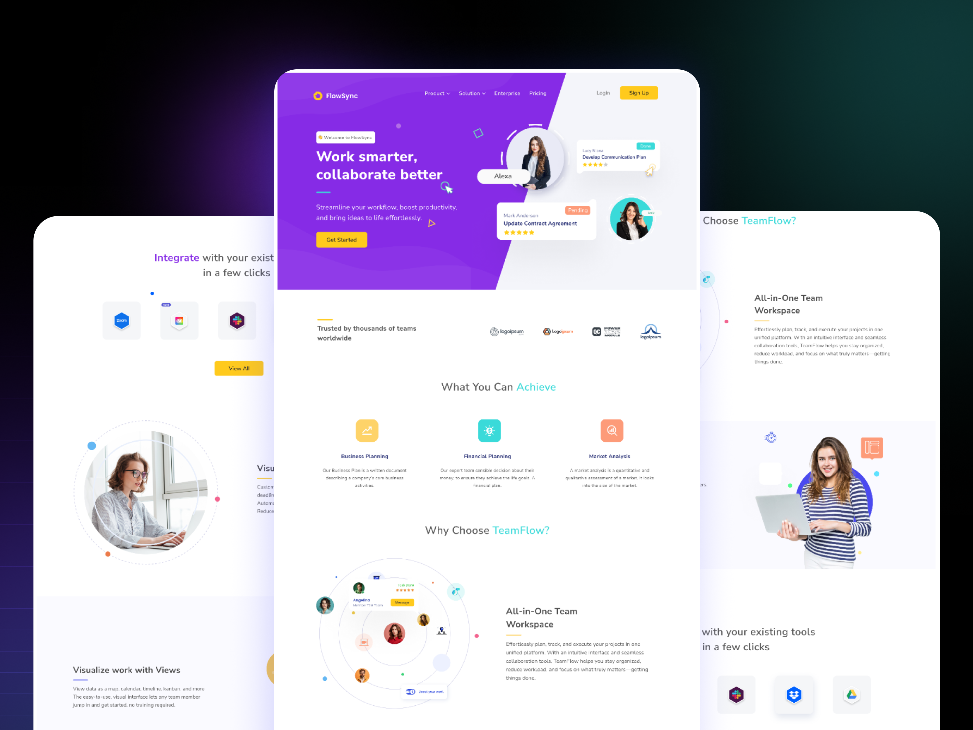 SaaS Landing Page Design figma landing page modern design saas ui uiux user experience user interface website