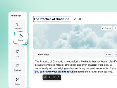 Designed & Built an Engaging Wellness Learning Platform appdesign branding dashboard dashboarddesign design digitalwellness graphic design healthplatform illustration learning dashboard lmsdesign platform prototyping reloadux ui uiuxdesign usability userengagement uxforgood webapp