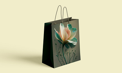 Shopping Bag Design bag design branding design graphic design pepper bag design shopping bag shopping bag design social media design