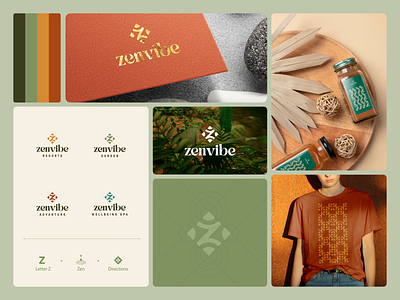 ZenVibe Retreat Branding branding creativeprocess designthinking graphic design logo logodesign logoprocess typography visualidentity