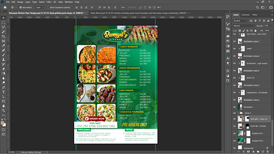 Food Flyer Design for Rameya's Kitchen branding graphic design