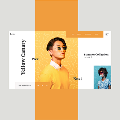 Yellow Canary - Website Design design minimal ui ux web website