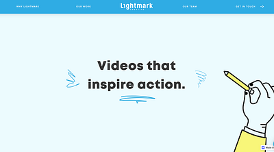 Lightmark Creative agency website creative agency design ecommerce website illustration ux design web design web development webflow