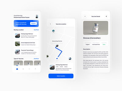 Vaccine Apps dailyui design mobile design ui uidesign uiux