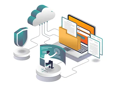 Email security computer and cloud server networking