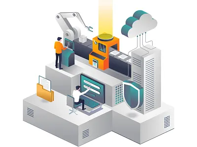 Data processing and security platform icon