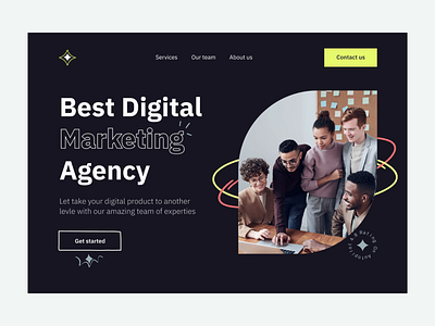 Digital Marketing Agency Landing Page Interaction animation branding design figma figma design graphic design illustration interaction landing page landing page design logo motion graphics ui ui ux design ui design uidesign uiux ux website website design