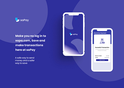saPay branding design figma illustration logo ui uiux ux uxui vector