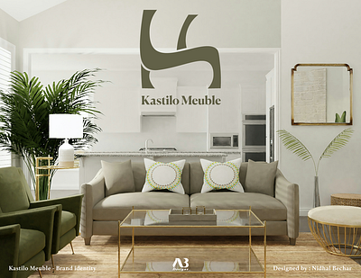 Kastilo Meuble brand identity branding furniture interior design logo luxury modern modern furniture visual identity