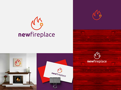 Newfireplace Logo Design branding fireplace electric fireplace electric fireplace branding electric fireplace logo electrische openhaard logo fireplace logo fireplaces brand identity fireplaces branding fireplaces logo fireplaces logo design qualified electric fireplaces