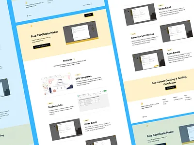 web design: landing page certifysimple app homepage landing page sanskar tiwari uxdesign webdesign website
