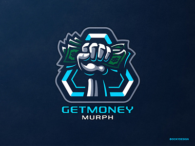 GET MONEY MURPH branding design esportlogo esports game logo gamestreaming gaming gaminglogo illustration logo mascot mascot logo nba2k twitch